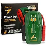 Charger-Roo Portable Jump Starter 1000A Jump Start Battery Pack High Capacity 40500mAh RV Truck Car 3-in-1 Booster Pack & Power Charger for SUV
