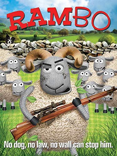 Small (150 x 200mm) Metal Sign - Rambo - by Sharon Steele