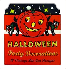 Vintage Halloween Cardboard Cutouts Die Cut Party Decorations