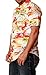 Ingear Casual Shirt Flower Button Down Hawaiian Short Sleeve Cruise Shirt (XLarge, White)