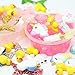 VAMEI 60 PCs Slime Charms with Mermaid Tail Unicorn Resin Flatback of Slime Beads for Ornament Scrapbooking DIY Crafts
