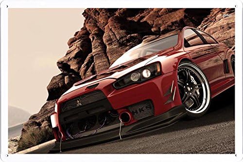 Automobile Car Vehicle Metal Poster Plate Tin Sign by Jake Box (8"x12" inches) A-CAR04338