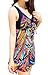 wantdo Women's Swimwear Push Up Swimsuit Swim Dress Feather 2XL US 10-12