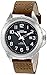 Timex Men's T499459J Expedition Rugged Silver-Tone Watch with Olive Green Leather Band