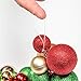Jusdreen 6 Foot Christmas Balls Ornaments Fireplace Shatterproof Strip Balls Tree Hanging Christmas Decorations Rattan Balls - Red&Gold&Green