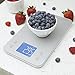 Nourish Digital Kitchen Food and Coffee Scale + Timer: Precision Sensors, Large Glass Weight Platform, and Large Backlit Display