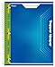 Mead Trapper Keeper Snapper Trapper Spiral Notebook, 3 Subject, Wide Ruled, Blue (72714)