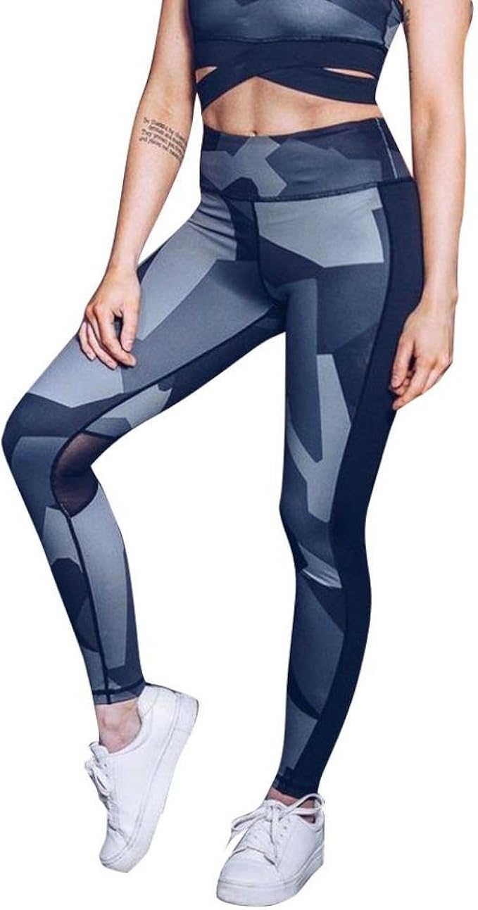 camo workout leggings