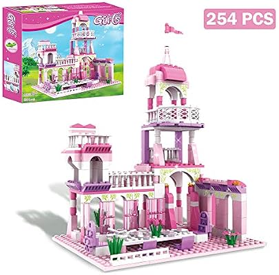 Cltoys Girls Building Blocks Toys 254 Pieces Princess Castle Toys For Girls Pink Palace King S Banquet Bricks Toys Construction Play Set For Kids Age 6 12 And Up Amazon Com Au Toys Games