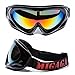 MIGAGA UV Protection Ski Goggles Adjustable Portable Motorcycle Bicycle Goggles Dustproof Scratch-Resistant CS Army Tactical Military Goggles Windproof Snowmobile Eyewear Outdoor Riding Glasses