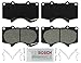 BOSCH BSD976 Severe Duty Disc Brake Pad Set - Compatible With Select Lexus GX460, GX470; Toyota 4Runner, FJ Cruiser, Sequoia, Tacoma, Tundra; FRONT