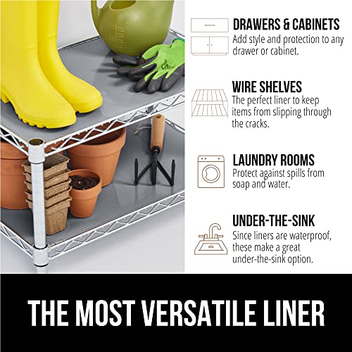 Gorilla Grip Ribbed Drawer and Shelf Liner for Non Adhesive