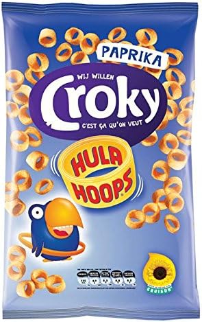 Croky | Hula Hoops | Paprika | 75gr/2.65oz | From Belgium