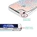 iPhone 7 / iPhone 8 Case with Floating Liquid - SUPVIN Liquid Phone Case for Girls, Fashion Flowing Liquid Floating Luxury Bling Glitter Sparkle Diamond Hard Clear Case for Apple iPhone 7 / iPhone 8
