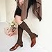 MrSr 2 6 Pairs Women Girls Dots Wool Knee High Turn Up Rib Colorful Winter Socks
