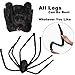 Dreampark Halloween Giant Spider Decorations, Scary Halloween Decorations Fake Large Hairy Spider Props for Outdoor Window Wall and Yard Decor (4.9FT)