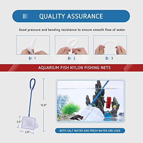 Vivosun Aquarium Gravel Cleaner Siphon Fish Tank Vacuum Cleaner With Fishing Net Long Nozzle Water Flow Controller Bpa Free Pricepulse