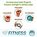 Diamond Finger Stretcher & Hand Grip Strengthener (Pack of 6) - Strengthens Fingers, Wrists and Forearms - Best for Climbing, Golf & Tennis Grip Power, Hand Therapy and Restore Strength
