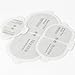 1byone TENS Replacement Electrode Pads, Reusable, Self-Adhering - 3pcs