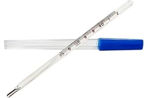 Temperature Testing Glass Oral Reading Indicator,Glass for Home Use Oral and Axillary Triangle Body Thermomete
