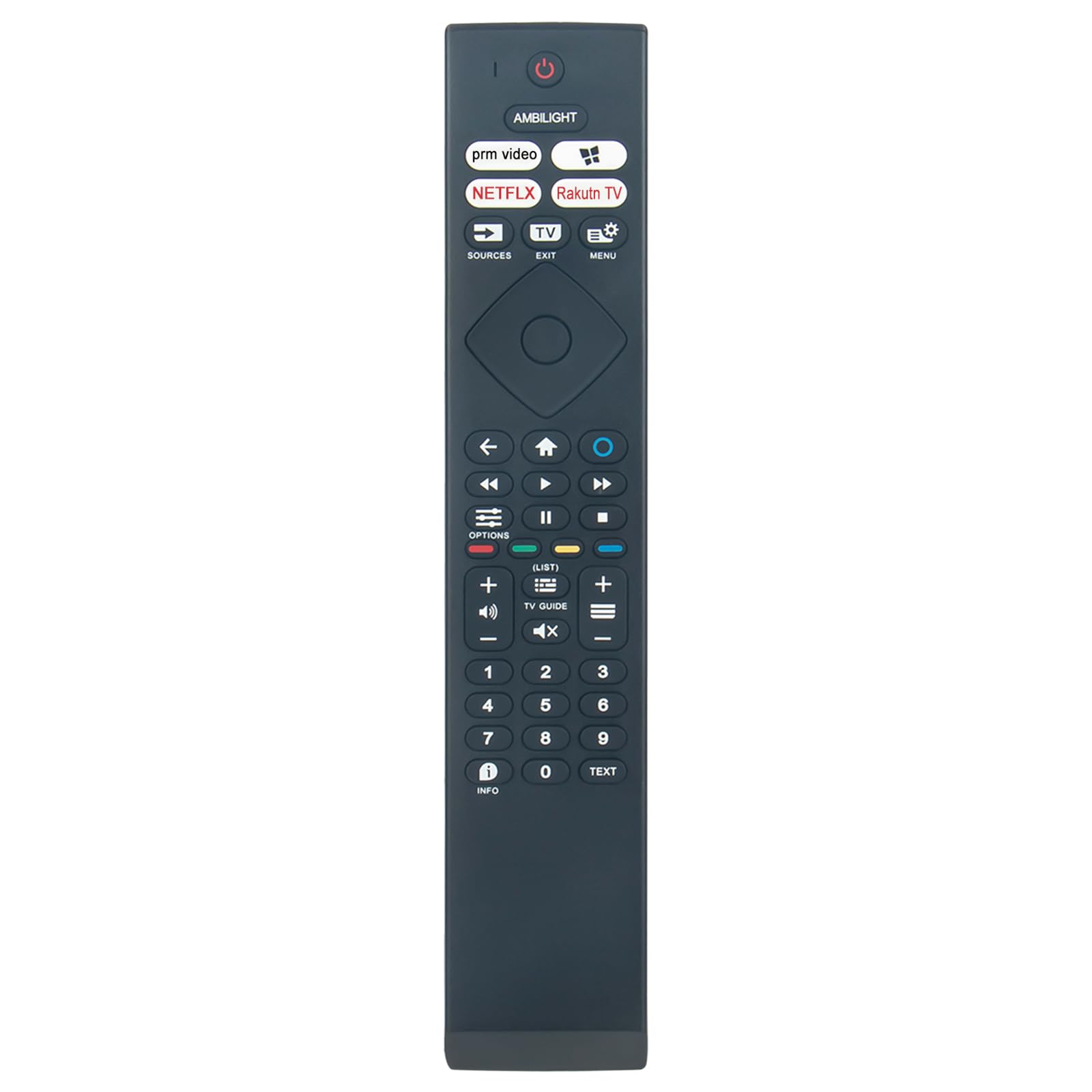AULCMEET HR45B-GJ21 398GR10BEPHN0069HR Replacement Remote Control Fit for Philips LED 4K TV 43PUS8108 50PUS8108 55PUS8108 65PUS8108 70PUS8108 75PUS8108