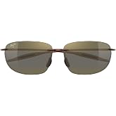 Maui Jim Men's and Women's Breakwall Polarized Rimless Sunglasses