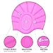Shvim Silicone Swim Caps for Long & Short Hair with Designed Ear Protect Pouch - Allergy Free Waterproof Premium No Rip Shower Cap Hat - Bundle Combo with Nose Clip + Pair of Ear Plug (Pink)