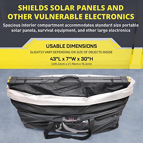 Mission Darkness Eclipse Faraday Bag for Solar Panels & ExtraLarge