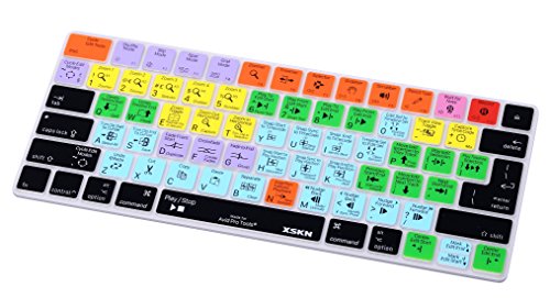 XSKN Magic Keyboard Avid Pro Tools Shortcut Keyboard Cover, Durable Avid Hotkeys Silicone Keyboard Skin for Apple Magic Keyboard MLA22LL/A