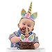 Unicorn Horn Headband and Unicorn Cake Topper in 1 - Wear as a Head Band or Use as a Unicorn Decoration for a Cake by MekaDe