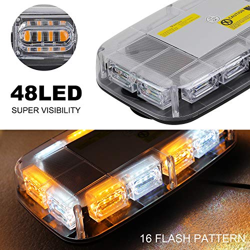 ASPL 48LED Roof Top Strobe Lights, High Visibility Emergency Safety