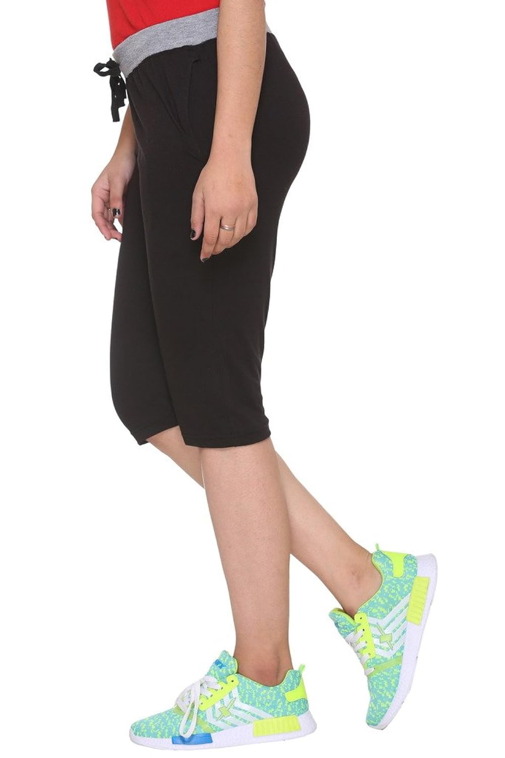 vimal cotton blended capri for women