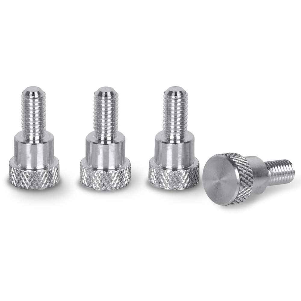 PrecisionGeek Knurled Shoulder Aluminium Thumb Screws M5 x 10mm