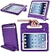 iPad Mini 3 Case, i-Blason Apple iPad Mini/iPad Mini with Retina Display (2nd Generation) ArmorBox KIDO Series Light Weight Super Protection Convertible Stand Cover Case for Kids Friendly (Purple)