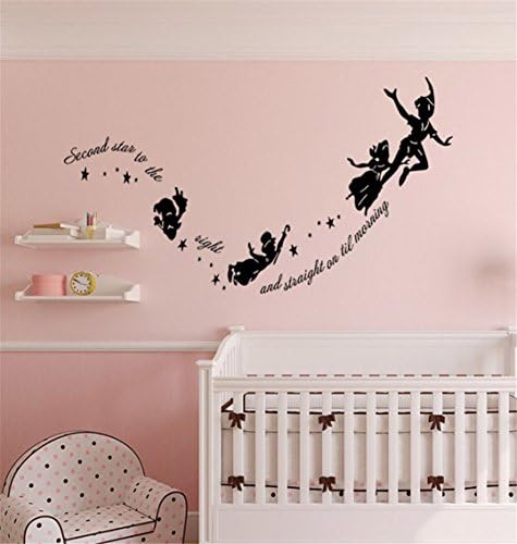 ❀❀❀ Wall Sticker HongXander Secord Star To The Right Removable Art Vinyl Mural Home Room Decor Wall Stickers (A)