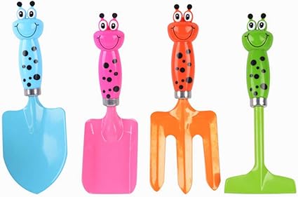 Amazon Co Jp Yami ガーデンツール 4セット 子供 カラフル お砂場セット 砂遊び 砂場 おもちゃ ビーチグッズ ハンドスコップ ハンドシャベル ミニ 園芸用 庭造り工具 熊手 軽量 パソコン 周辺機器