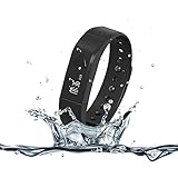 007plus T5 Bluetooth Smart Bracelet with Pedometer Sleep Tracker for IOS and Android Phones (Black)