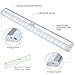 Closet Light, LOFTER Rechargeable 20-LED Wireless PIR Motion Activated Stick on Cupboard Light/ Kitchen Cabinet/ Wardrobe/ Hallway/ Light Bar with Adjustable Sensor and Auto On/Off Switch