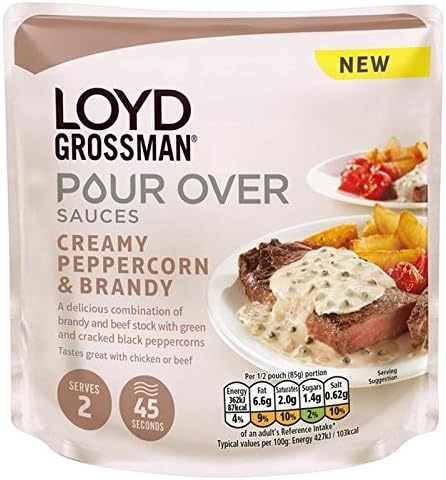 Loyd GrossmanPeppercorn Sauce 170g - Pack of 2
