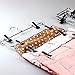6 Tier Foldable Multi-skirt Hanger,Stainless Steel Pants Hangers Closet Organizer Space Saving Clothes Rack (2pack)