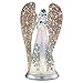 Collections Etc Lighted Glitter Angel Figurine