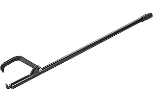 Log Peavey and Cant Hook Tool – 48-inch Log Spike for Separating Stacked Firewood - Retractable 14-inch Opening for Turning Logs by Earth Worth