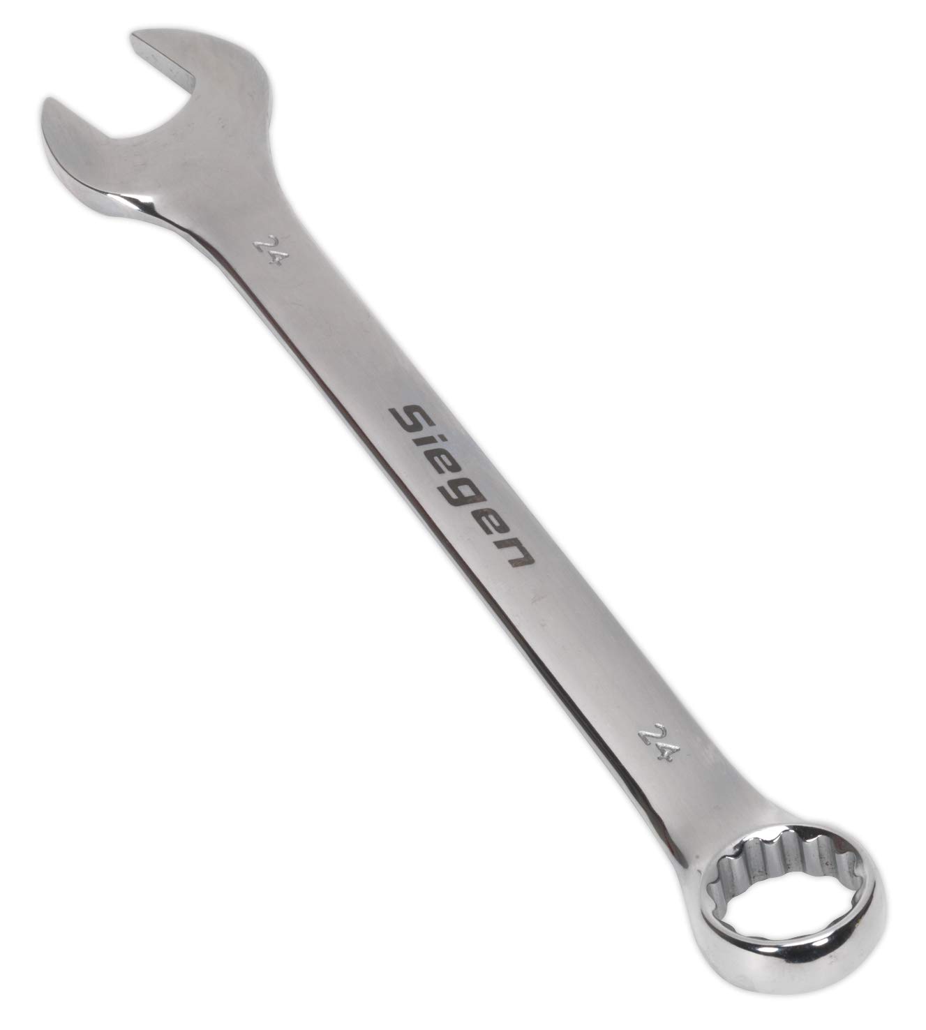 Sealey S01024 Combination Spanner, 24mm, 280mm x 329mm x 49mm, Silver