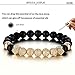 SHIWE 8MM Lava Rock Beads Bracelet for Men Women Essential Oil Beaded Healing Anxiety Bracelets