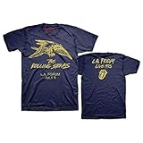 The Rolling Stones Eagle LA Forum 1975 Tour T-shirt - Blue