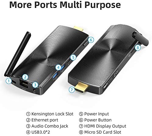 MeLE Fanless Mini PC Stick Intel Celeron J4125 8G/128G Windows 10 Pro Mini Computer Support HDMI 4K 60Hz Dual Band WiFi with Gigabit Ethernet Port PCG02 GLE 4 MeLE Fanless Mini PC Stick Intel Celeron J4125 8G/128G Windows 10 Pro Mini Computer Support HDMI 4K 60Hz Dual Band WiFi with Gigabit Ethernet Port PCG02 GLE