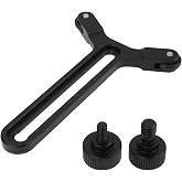 MechPort 1 Set Telephoto Lens Support Bracket 1/4 Inch and M4 Screws Compatible with DJI RS3 Gimbal
