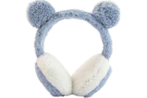 IPENNY Kids Winter Warm Soft Plush Earmuffs Boys Girls Soccer Ear Warmer for Outdoor