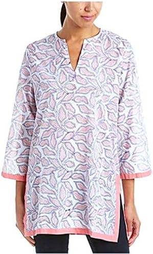 Roberta Roller Rabbit Womens Kurta Tunic Top/Cover Up SZ XS Pink 240570F