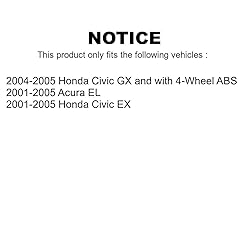 Front Rear Wheel Bearing And Hub Assembly Kit For